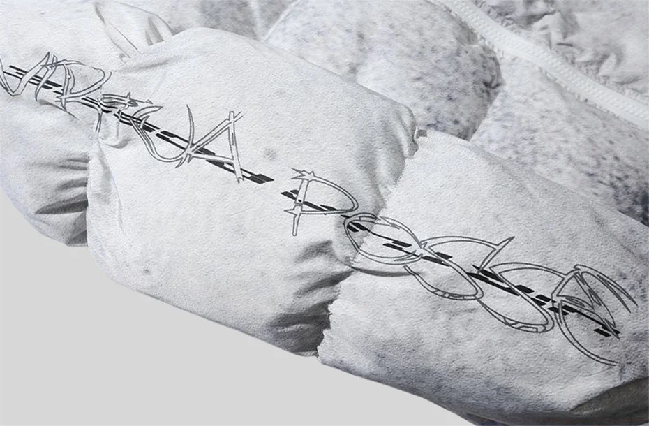 Зимняя парка с принтом тай-дай - Фотография_6