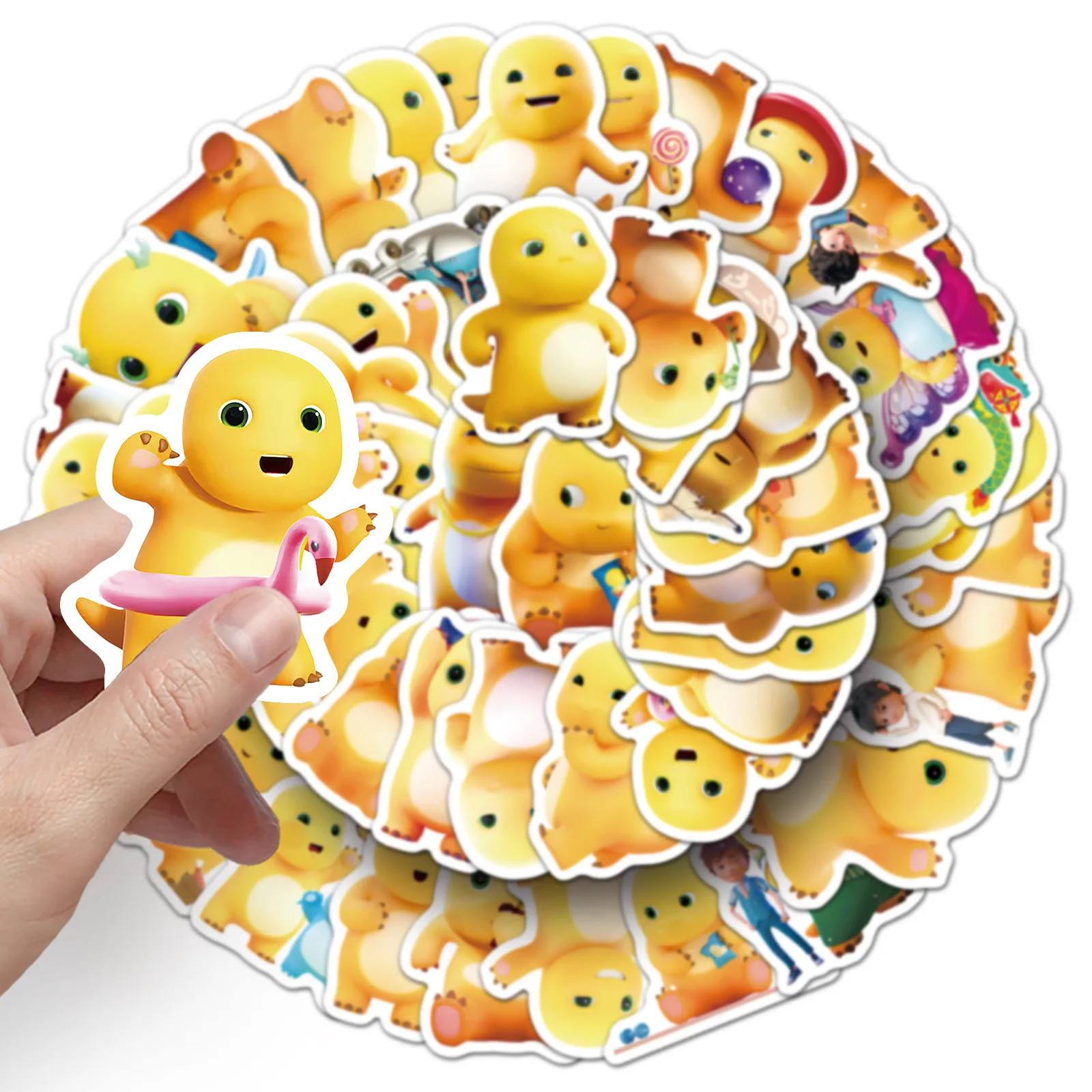 Наклейки с рисунком молочного дракона