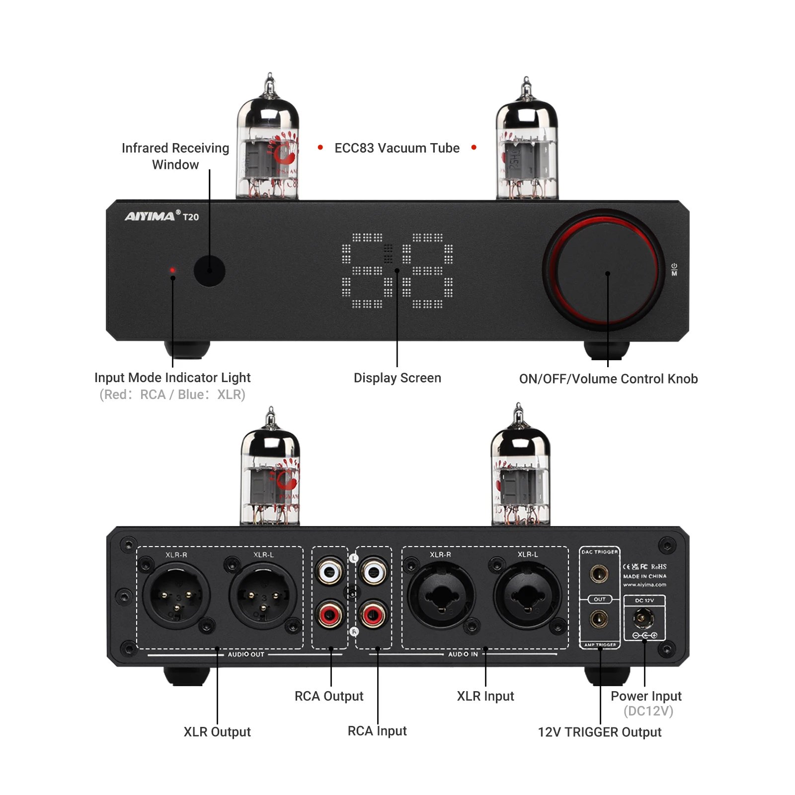 Aiyima t20 ламповый предусилитель - Фотография_2