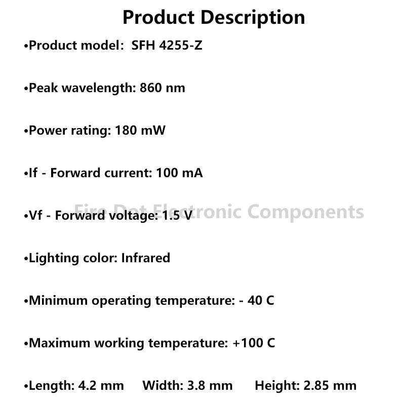 Sfh4255 sfh4255-s sfh4255-z светодиодный - Фотография_2