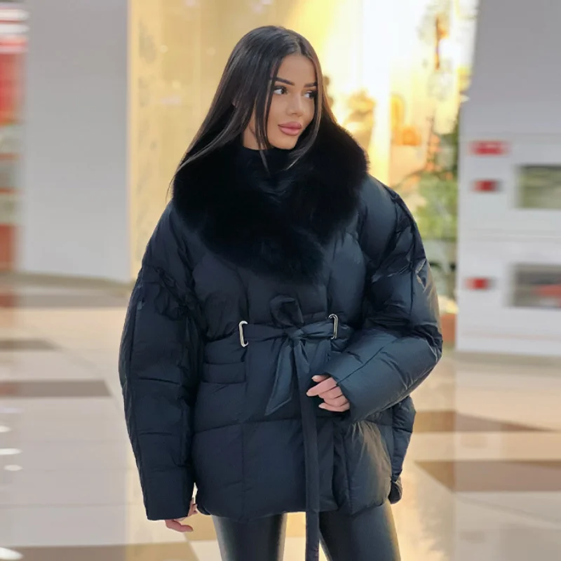 Элегантное модное толстое хлопковое пальто