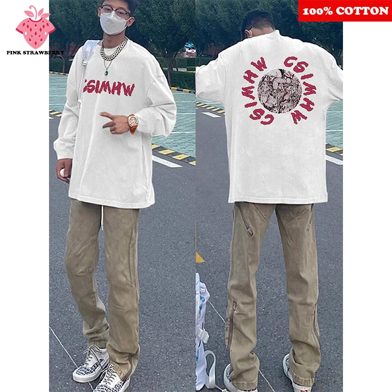 Американская футболка с длинным рукавом