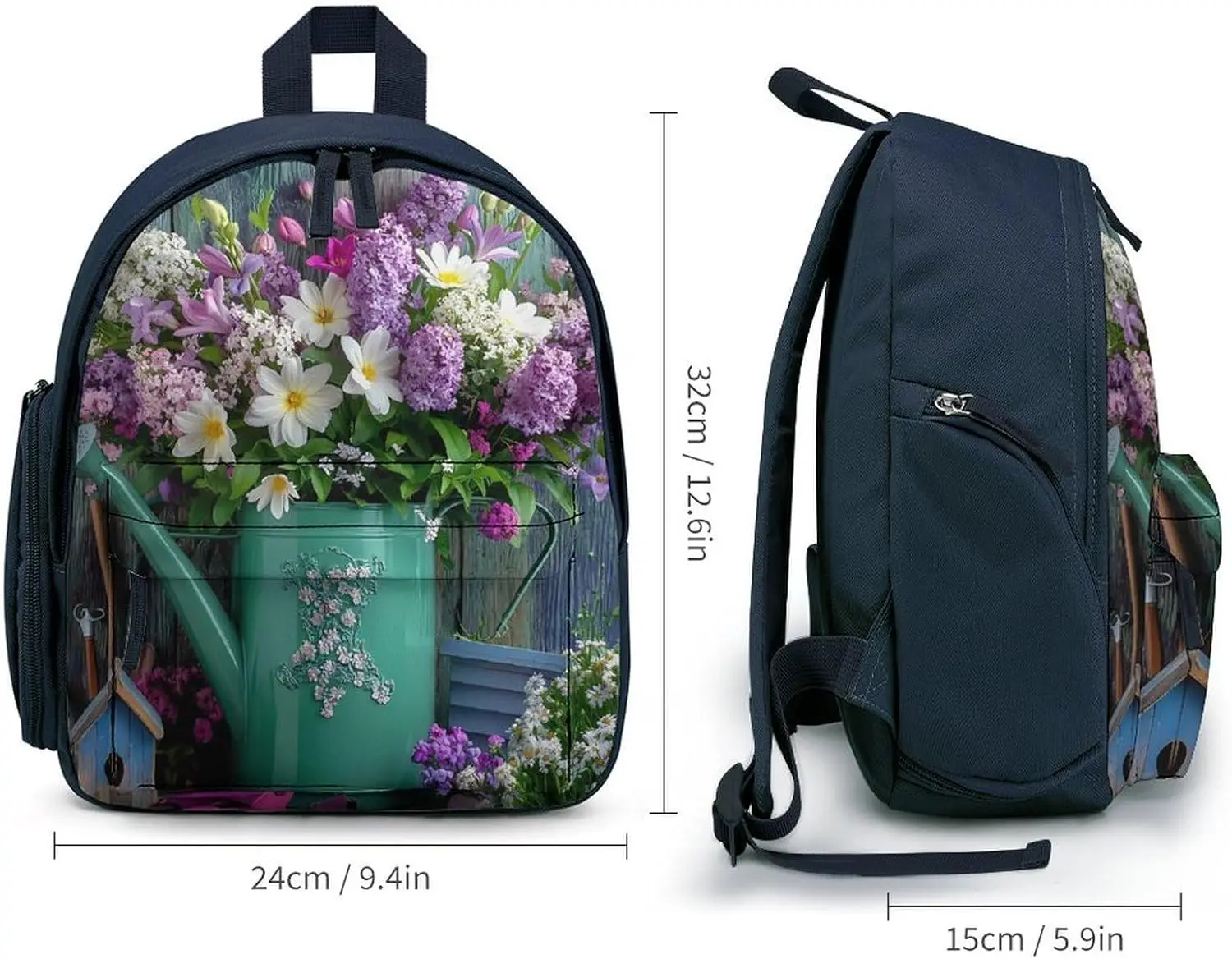 Farmhouse daisy vintage wood grain - Фотография_2