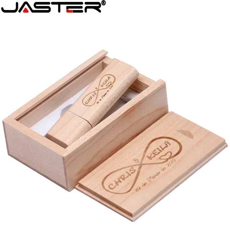 Jaster бесплатный индивидуальный логотип деревянные флэш-накопители usb 2 - Фотография_5