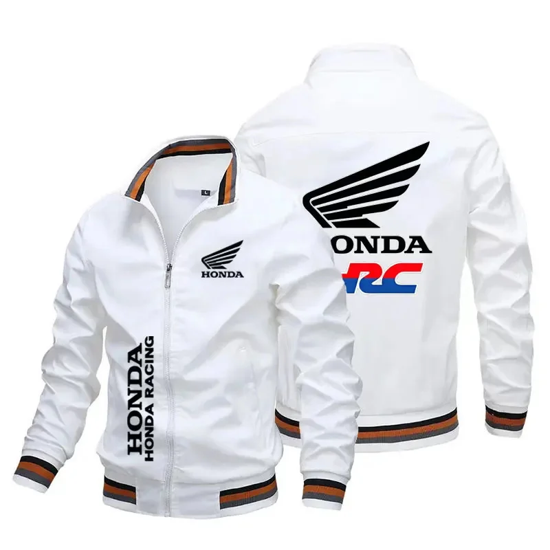 Мужская уличная куртка на молнии с логотипом honda racing - Фотография_3