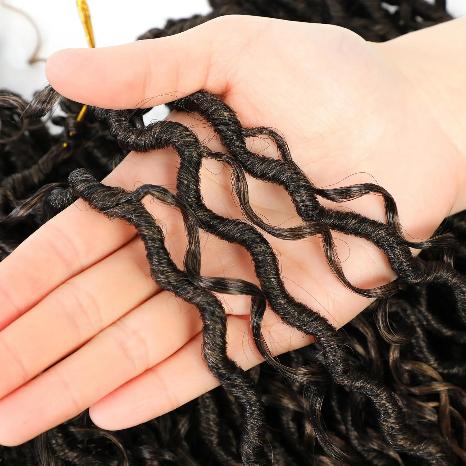 Волосы goddess faux locs для чернокожих женщин - Фотография_2