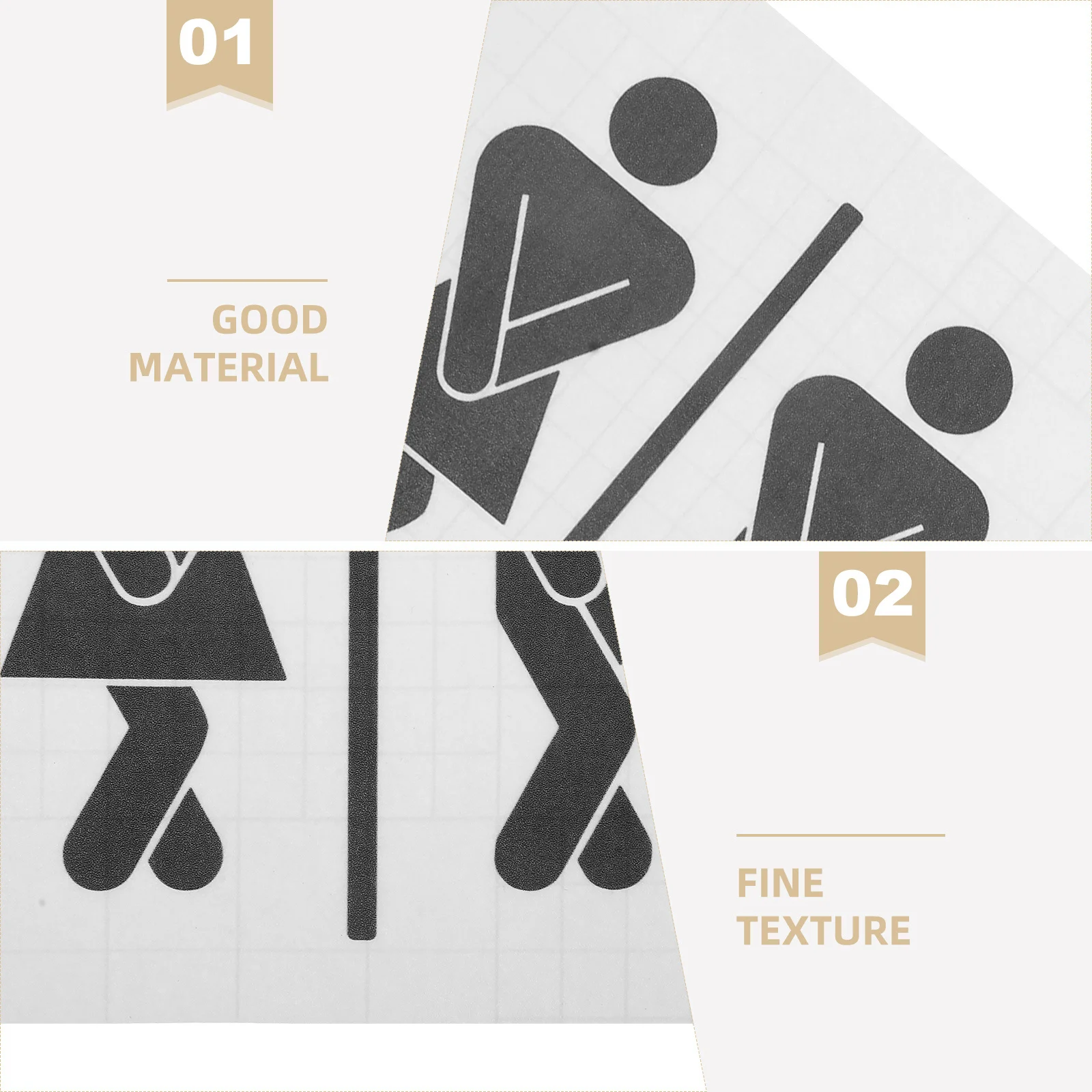 Наклейки на дверь ванной комнаты - Фотография_5