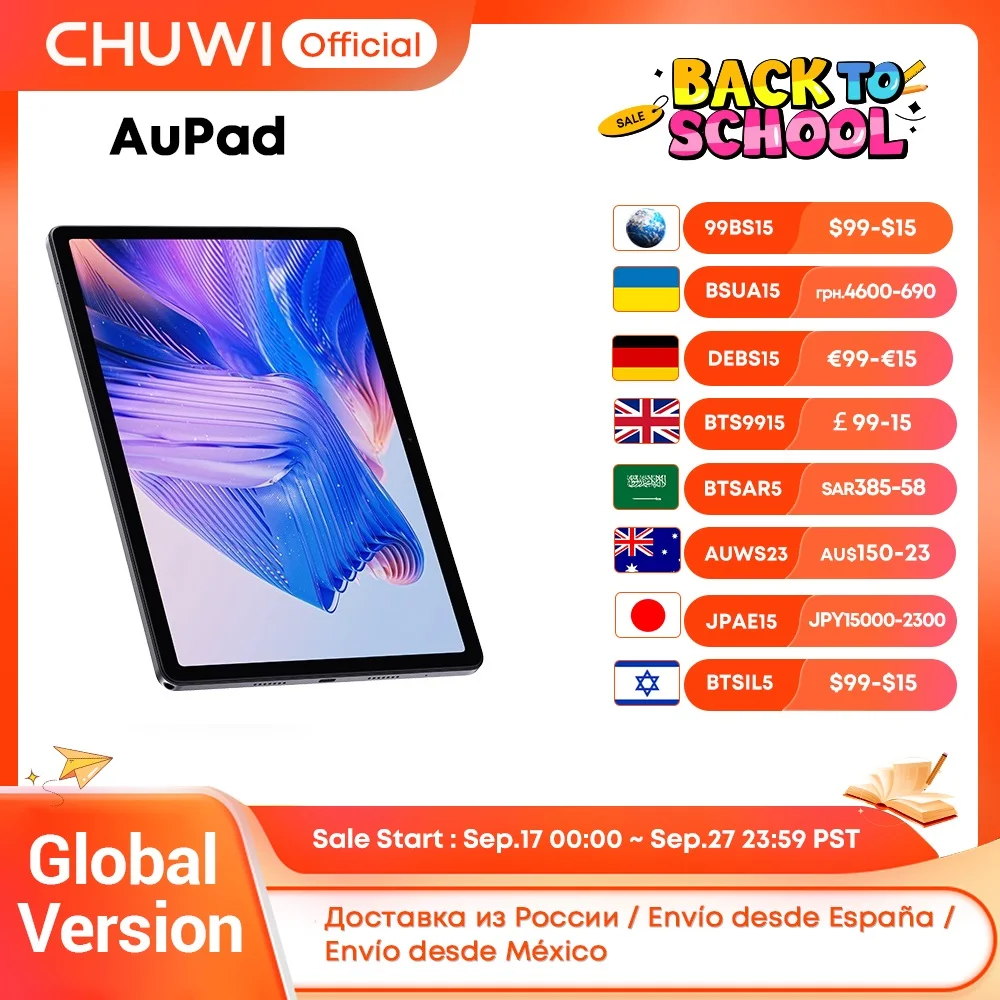 Chuwi aupad планшет snapdragon 685 восьмиядерный 10