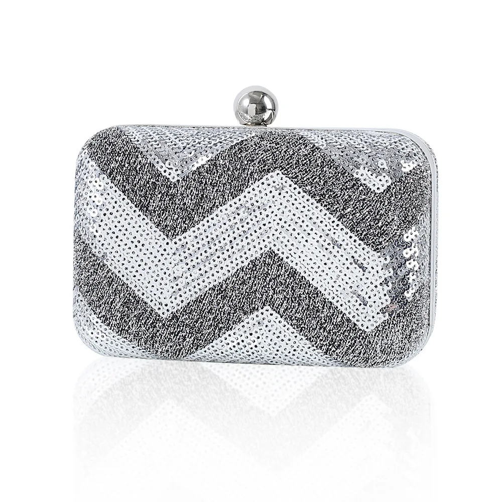 Зеленый клатч, роскошные дизайнерские кошельки с блестками для женщин - Фотография_4