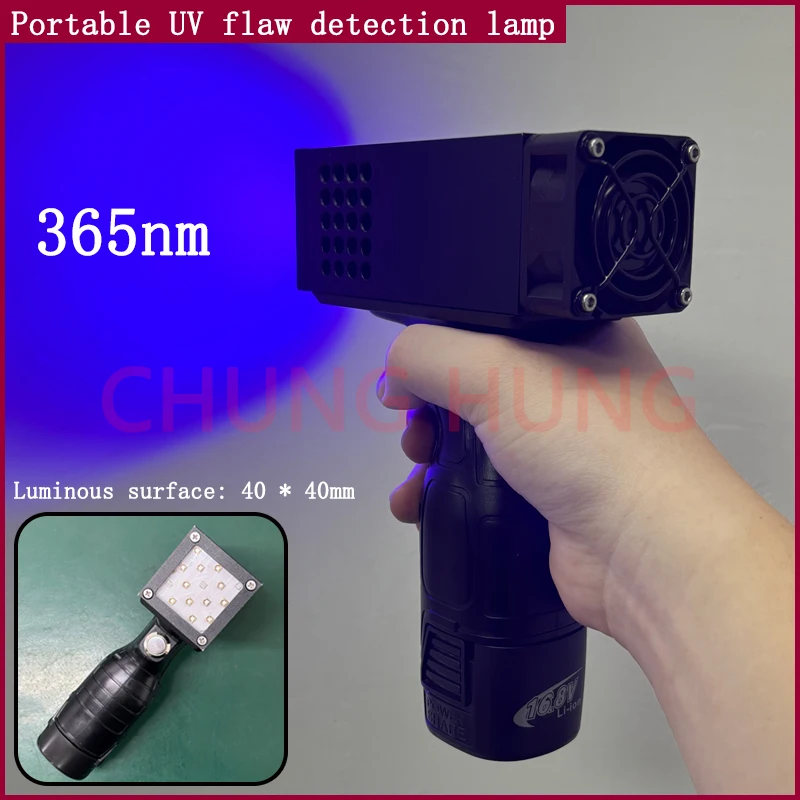 Перезаряжаемая портативная уф-светодиодная лампа для отверждения