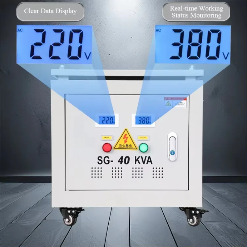 Высококачественный 3-фазный сухой силовой трансформатор 10 ква - Фотография_3