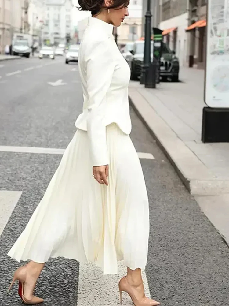 Twotwinstyle однотонный комплект из двух предметов для женщин - Фотография_2