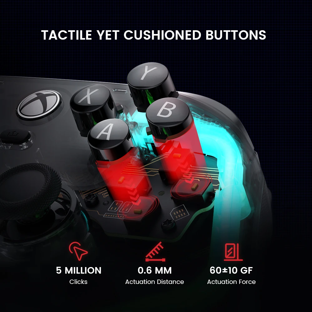 Проводной геймпад gamesir kaleid xbox controller для xbox series x - Фотография_5