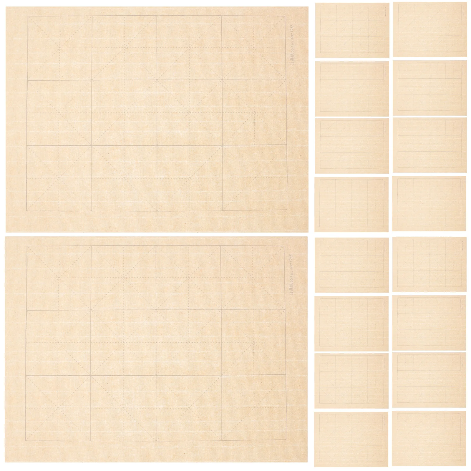 100 листов китайской бумаги для каллиграфии - Фотография_4