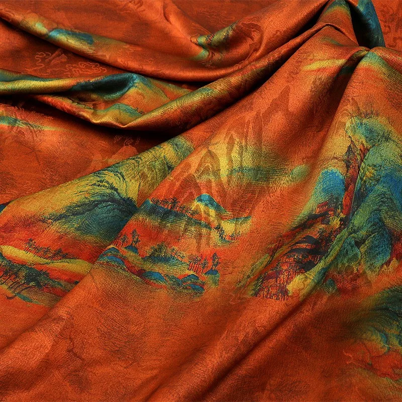 Тяжелая горная жаккардовая ткань для осенней и зимней одежды - Фотография_3