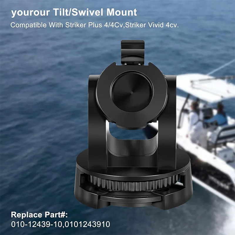 010-12439-10 крепление наклона/поворотное для garmin striker 4/plus 4/4cv - Фотография_4