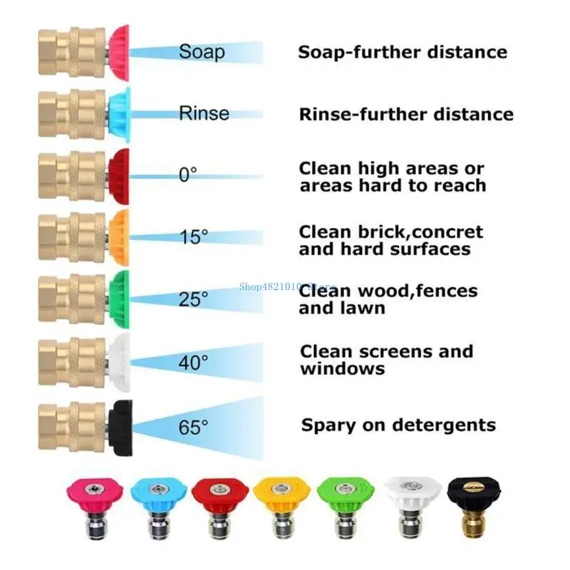 T3lf регулируемая насадка для водяных пистолетов высокого давления - Фотография_5
