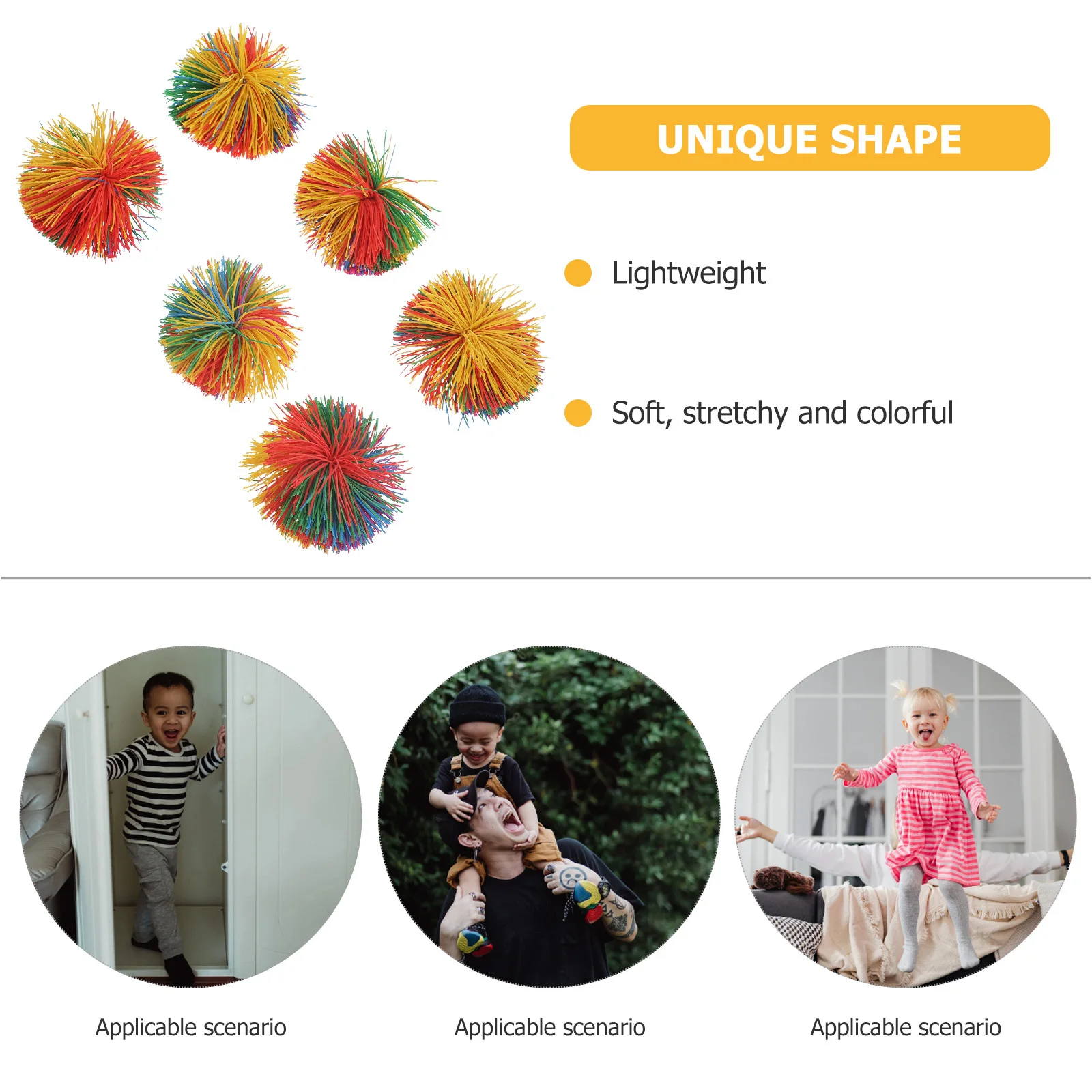 Силиконовые красочные мягкие эластичные - Фотография_3