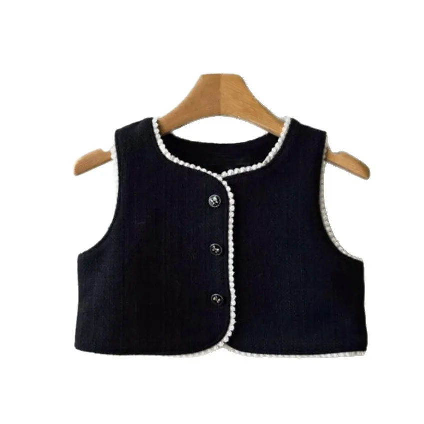 Зимний новый детский теплый жилет без рукавов - Фотография_6