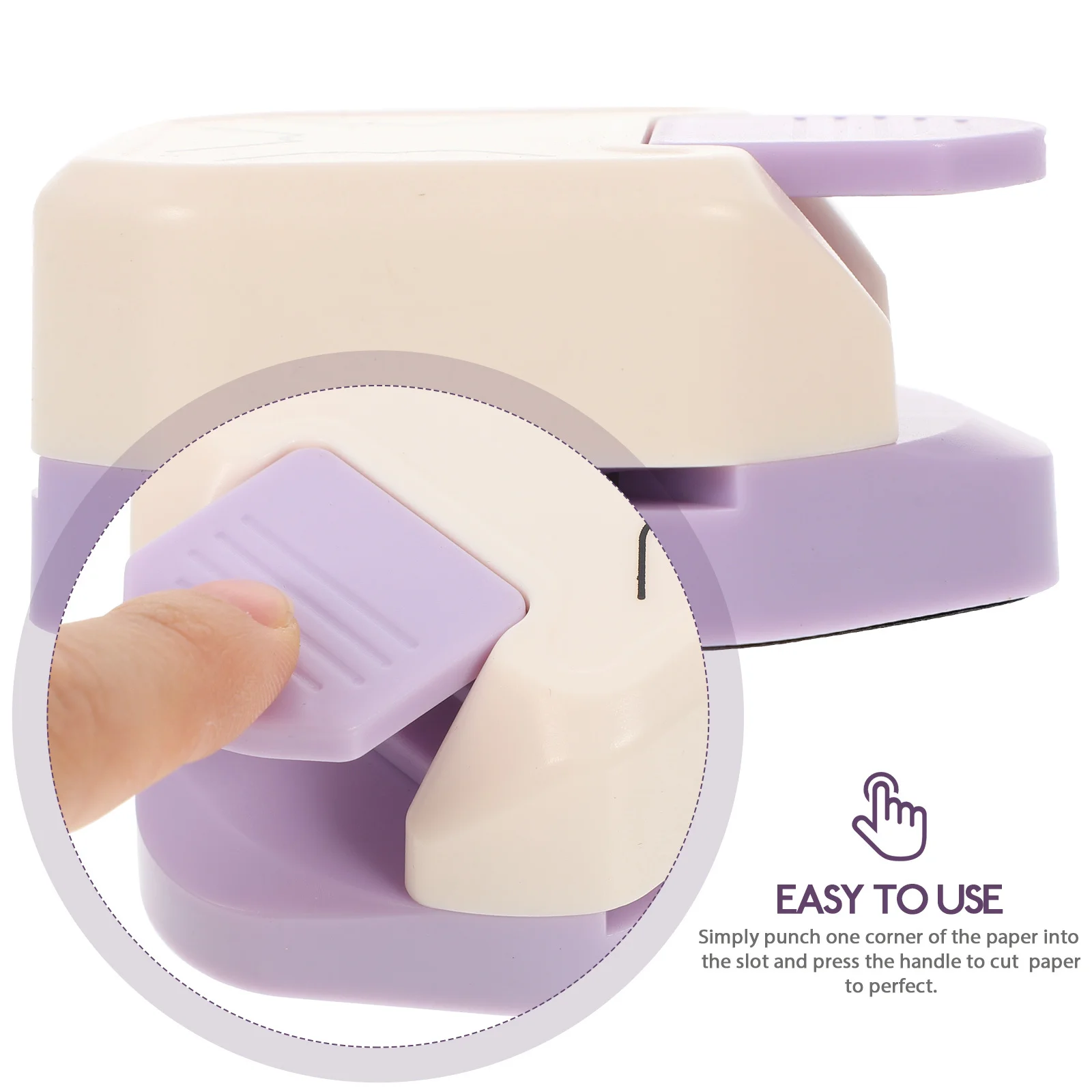 Угловой дырокол 3 в 1 с закругленными