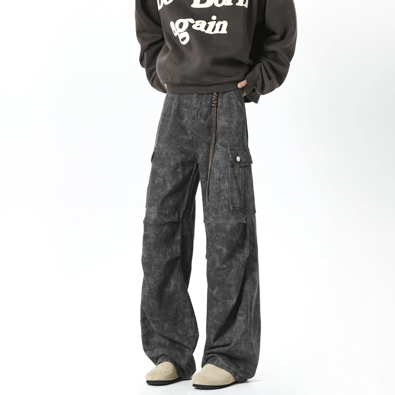 Джинсы marbling, брюки с большим - Фотография_3