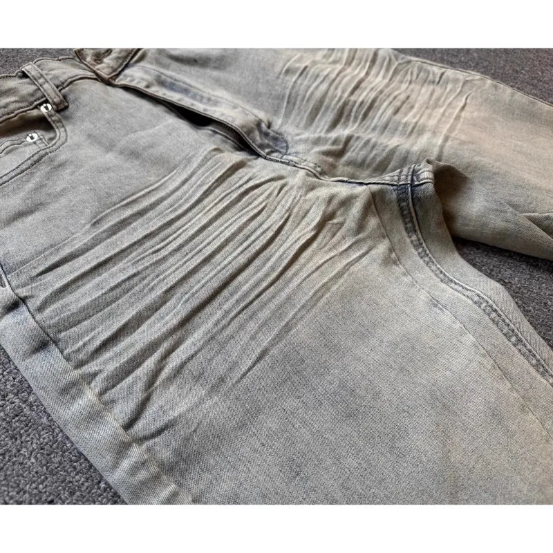 Совершенно новые джинсы rick washed blue с карманом на молнии - Фотография_4