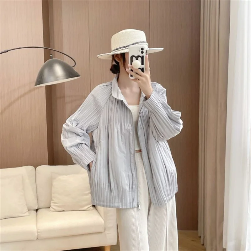 Miyake ветрозащитное плиссированное - Фотография_6