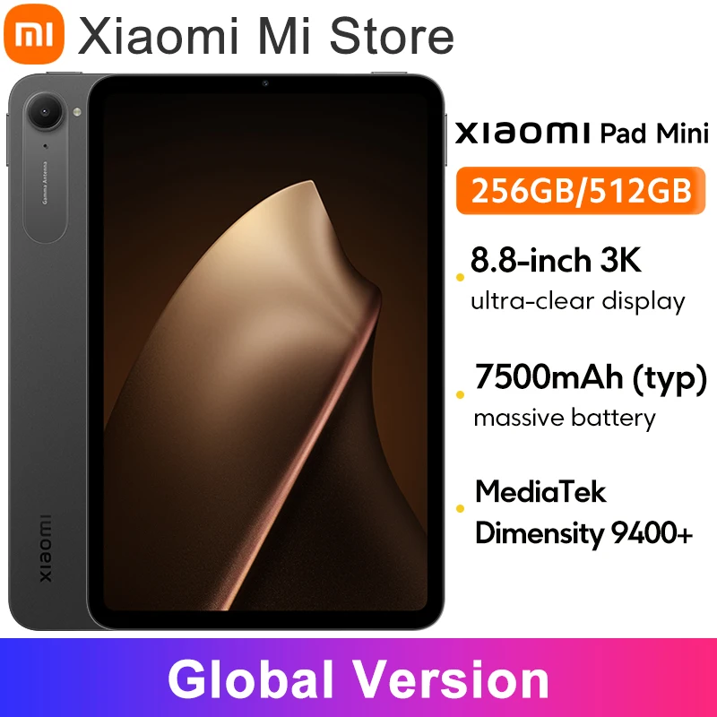 【brand+】xiaomi pad mini global version mediatek dimensity 9400+ 8