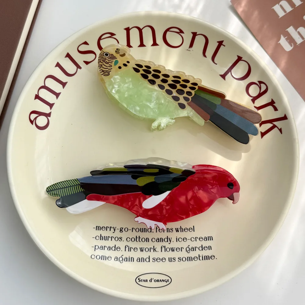 Новые заколки для волос серии «попугай и птица» 13 см