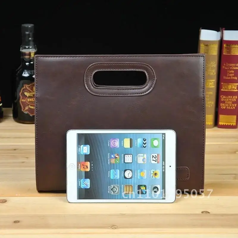 ﻿   новая модная мужская кожаная сумка crazy horse - Фотография_5