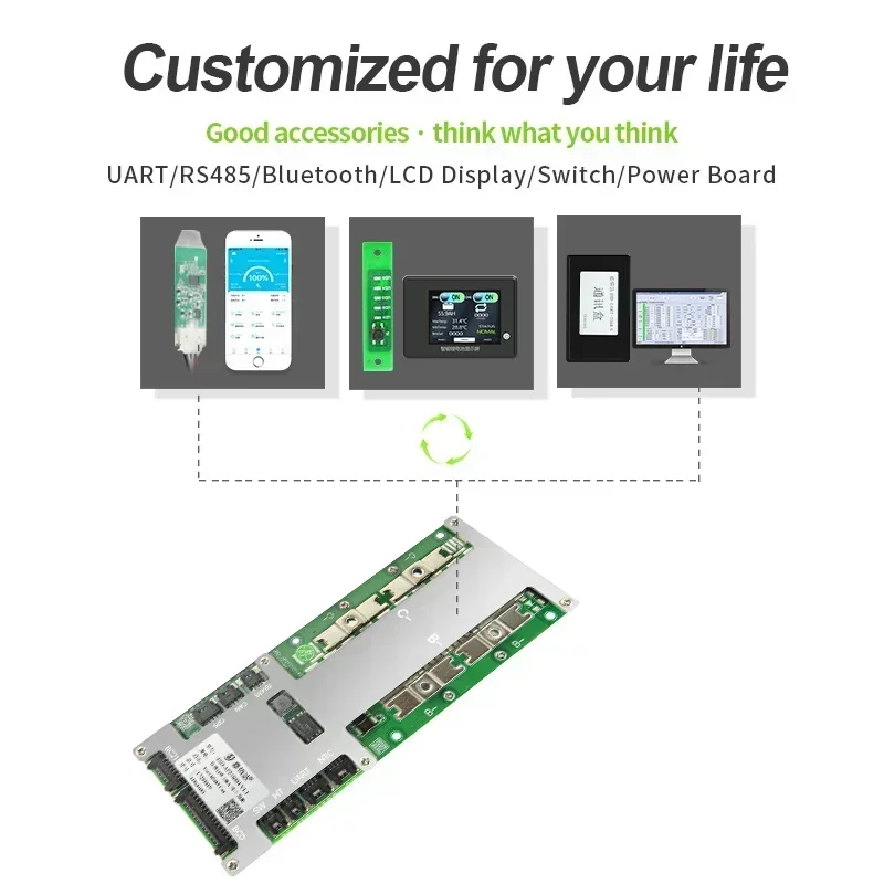 Jbd bms 16s 48v lifepo4 200a smart - Фотография_5