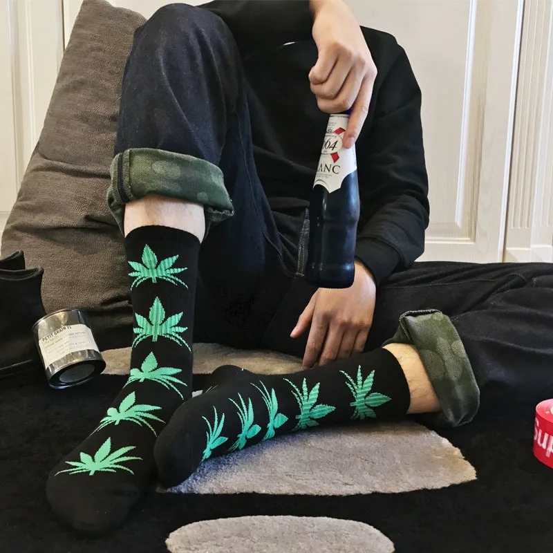 Носки унисекс с кленовыми листьями - Фотография_3