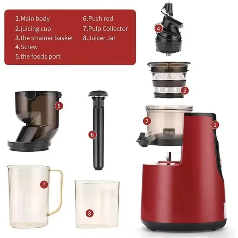 Лидер продаж, центробежная соковыжималка для фруктов с большим ртом - Фотография_4