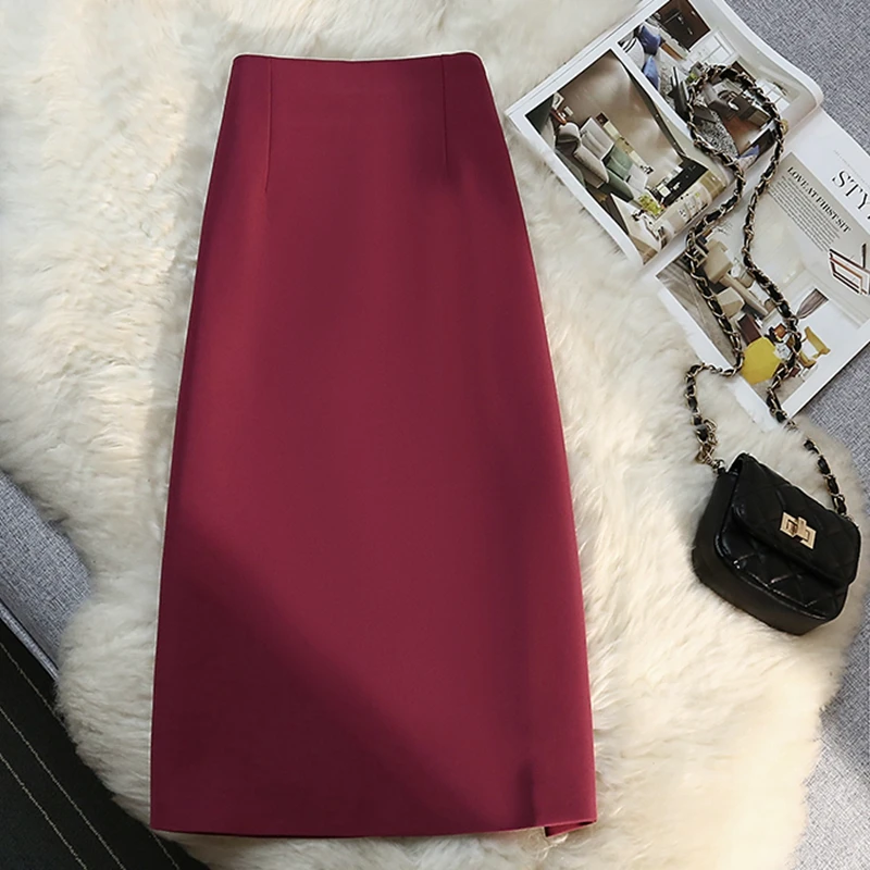 Женская прямая офисная юбка - Фотография_3