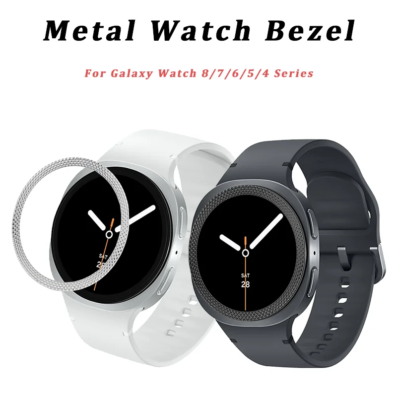Металлический ободок для samsung galaxy watch 8 7 6 5 4 серии