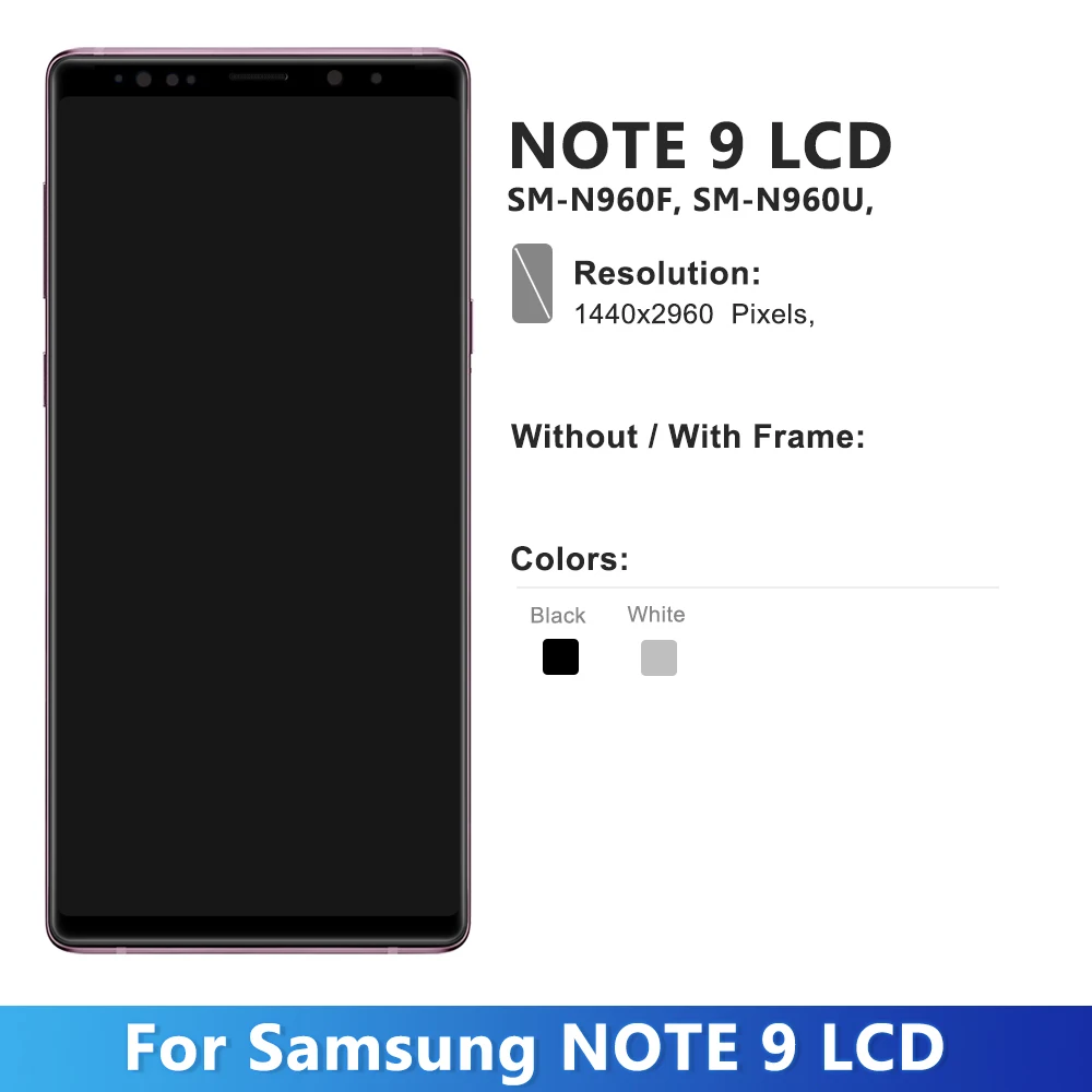 Запчасти для дигитайзера сенсорного жк-экрана note 9 - Фотография_4