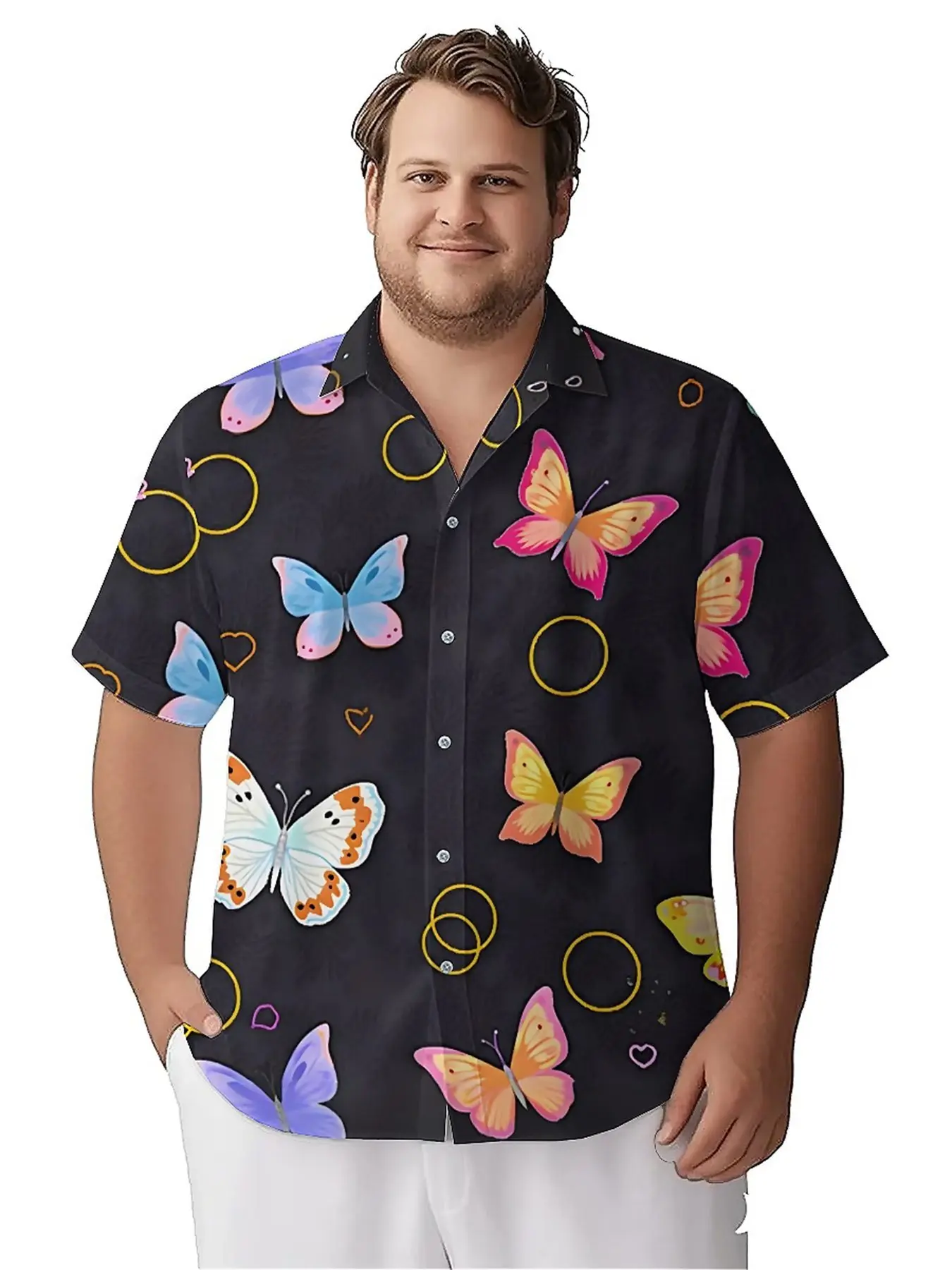 Мужские гавайские рубашки больших размеров - Фотография_2