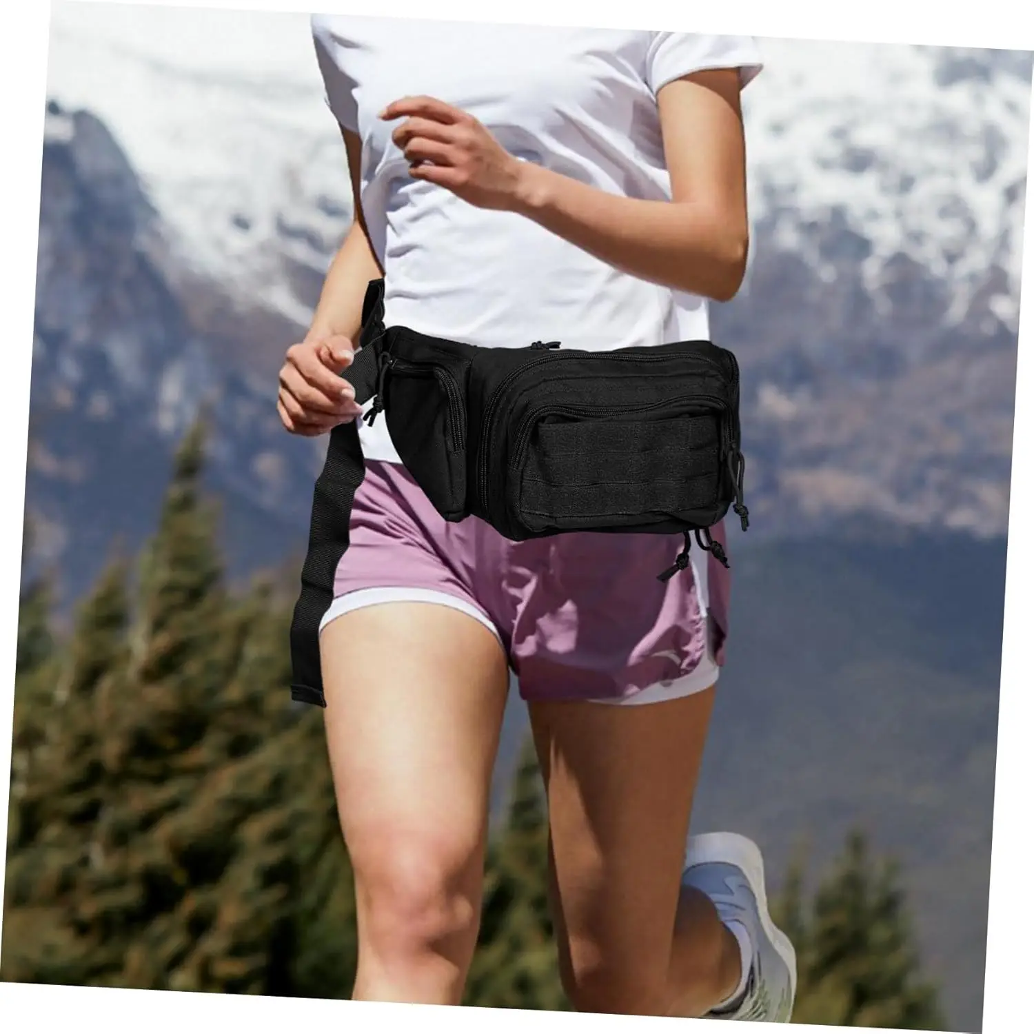 Многофункциональная мужская поясная сумка для бега - Фотография_5