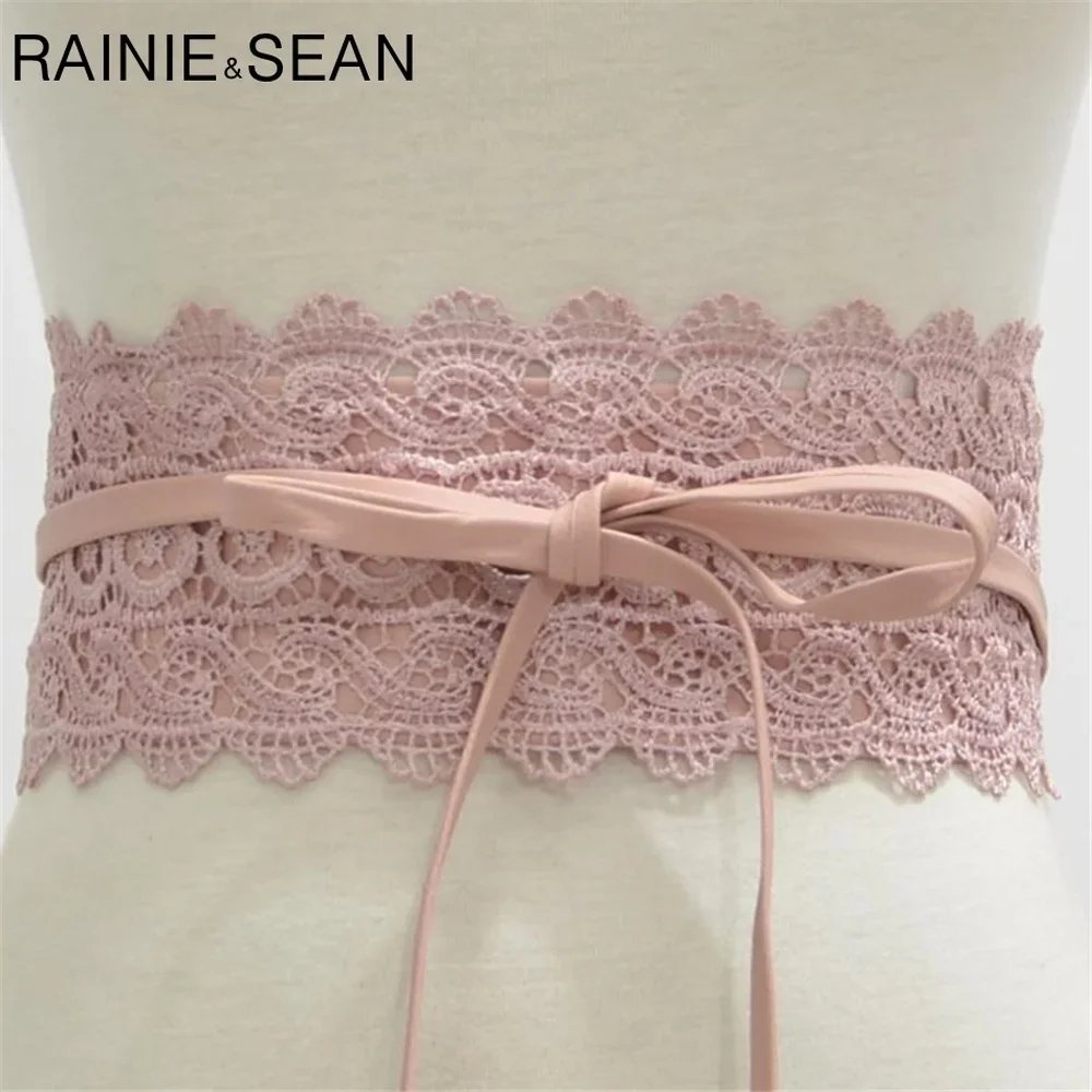 Rainie sean темно-синие широкие ремни для женщин - Фотография_5