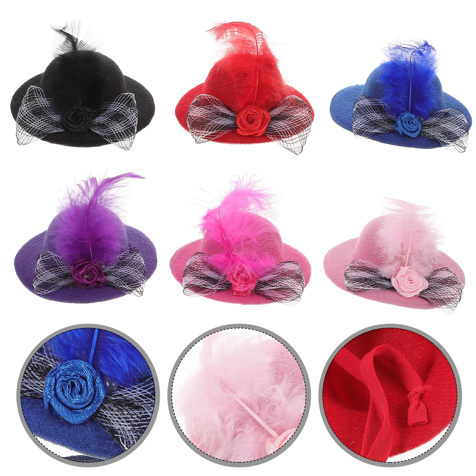 Мини-цилиндры, украшение для волос принцессы - Фотография_3