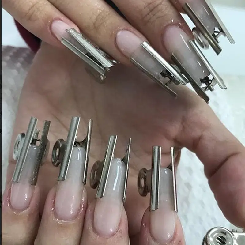 Русские зажимы для ногтей из нержавеющей стали c curve - Фотография_6