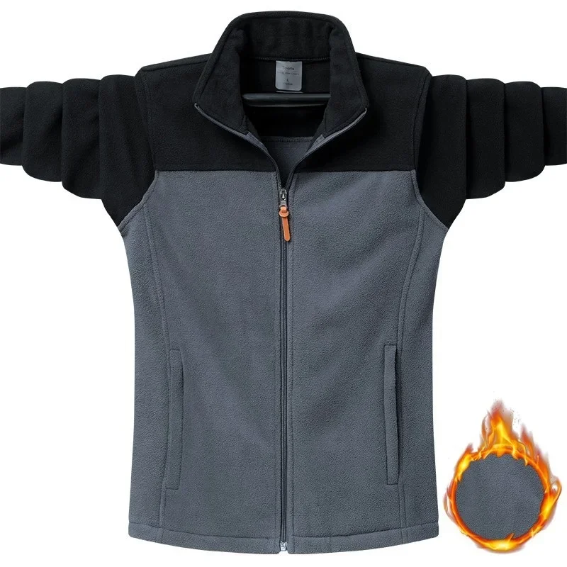 Зимняя флисовая куртка размера плюс 9xl