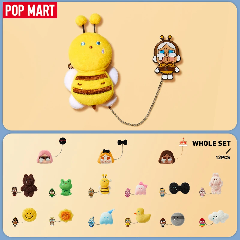 Серия pop mart crybaby crying again — плюшевая коробка для бейджей