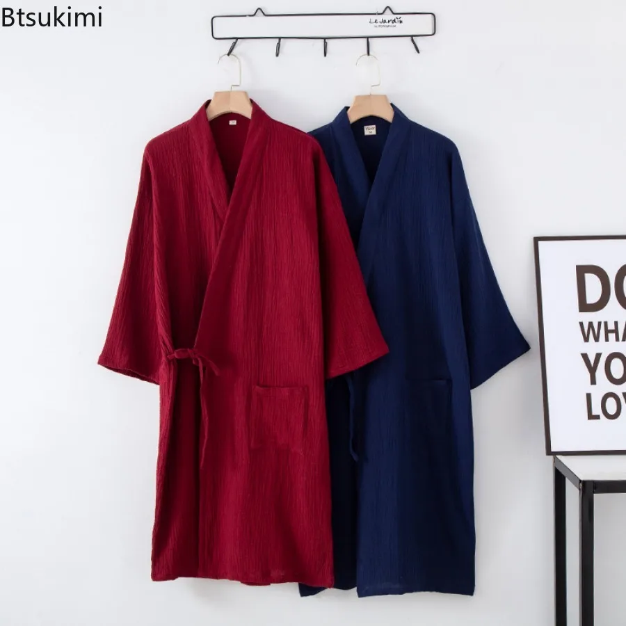 Хлопко-марлевые халаты для мужчин и женщин - Фотография_3