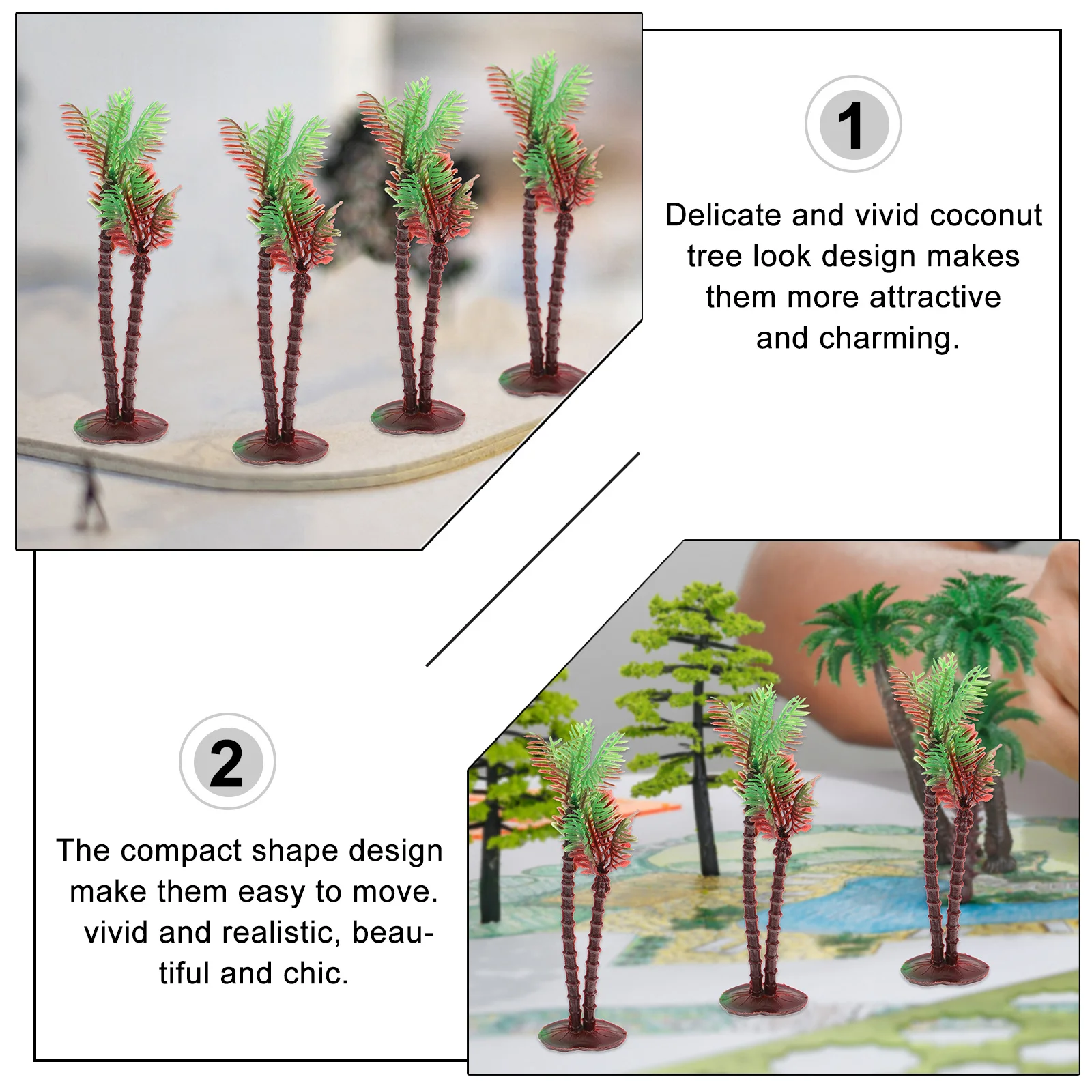 Декор кокосовой пальмы небольшого размера - Фотография_5