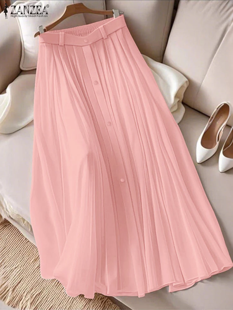 Zanzea модные длинные юбки женские