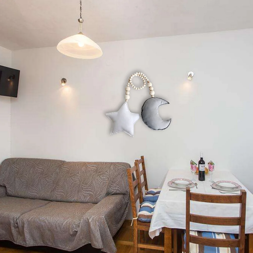 Лунная звезда, деревянные бусины - Фотография_2