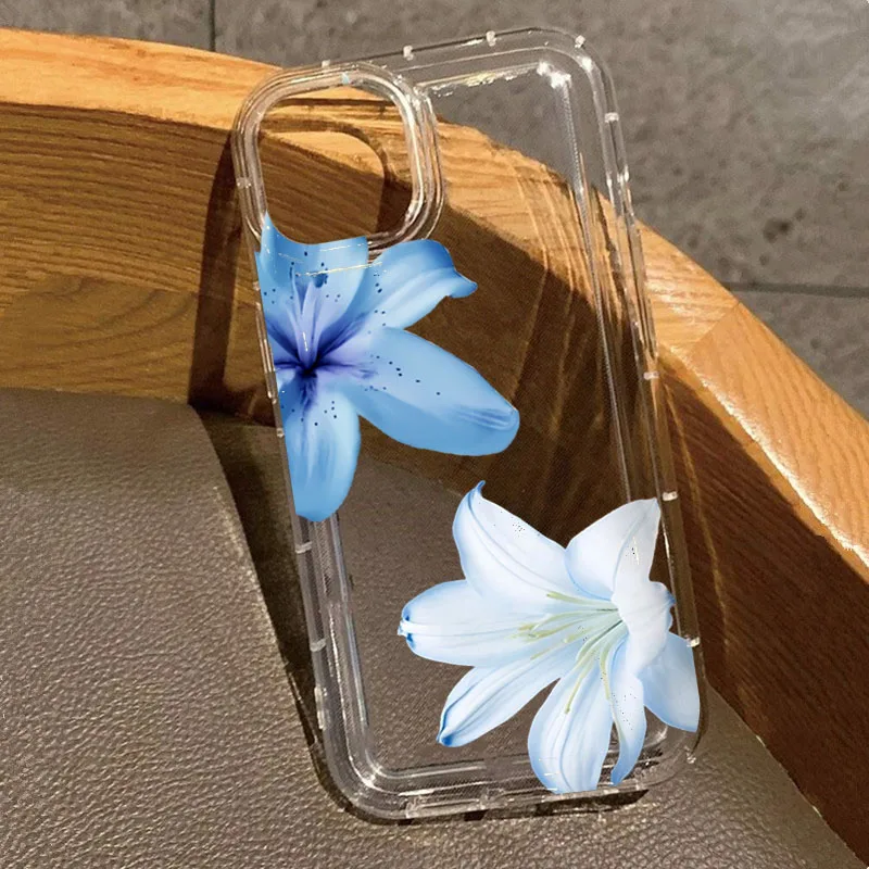 Прозрачный чехол flower summer