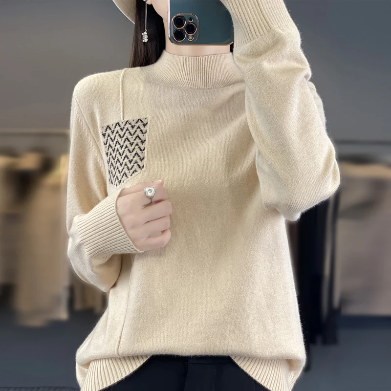 Женский кашемировый свитер 2024 - Фотография_6