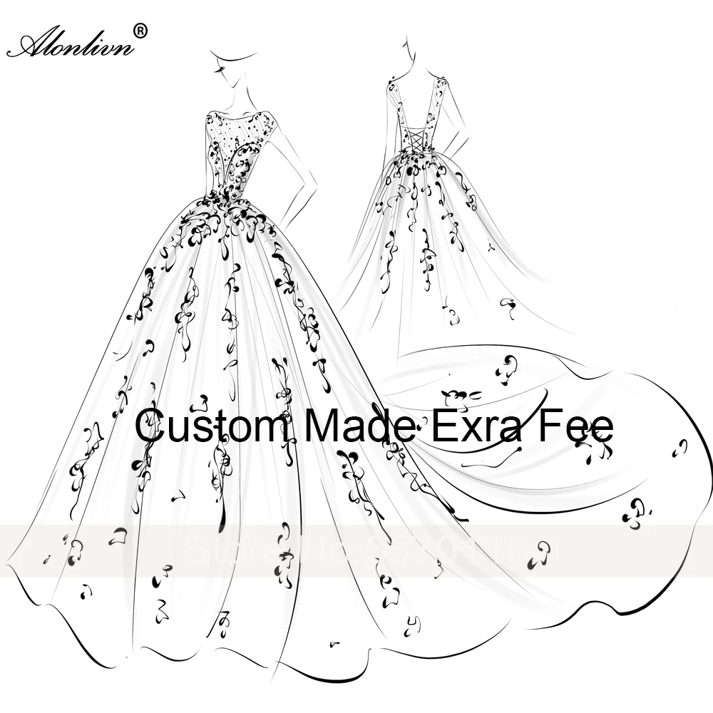 Alonlivn свадебное платье на з